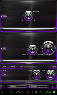 How to download Poweramp skin Purple Glow lastet apk for laptop