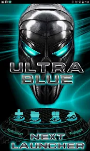 Ultra Blue Next Launcher 3D