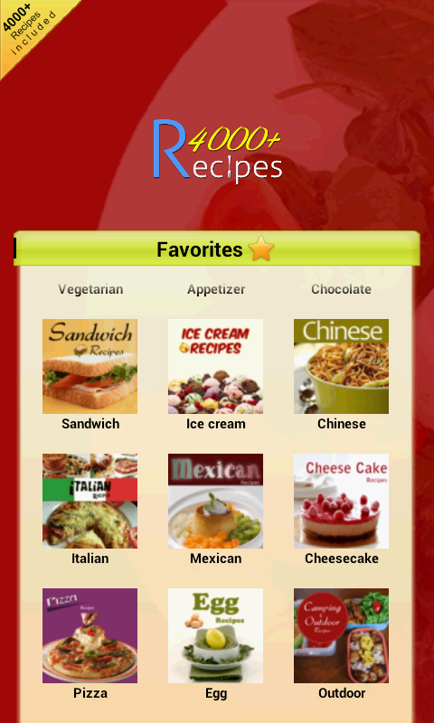 4000+ Recipes (Cookbook) Screen 3