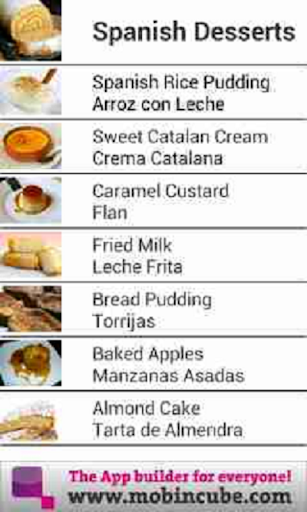Spanish Desserts Recipes