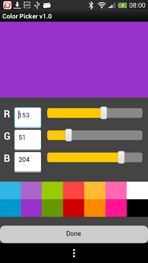 Color Picker for developers