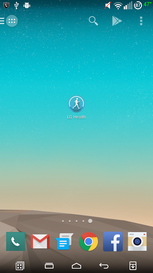 LG Health Launcher Screen 3