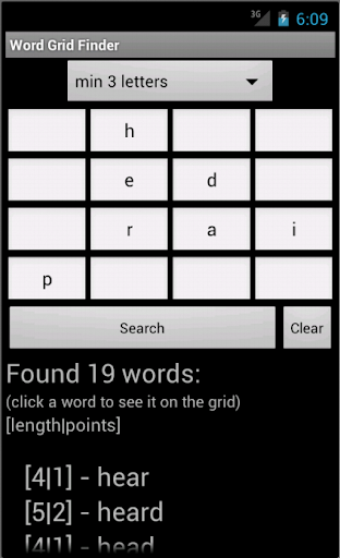 Word Grid Finder