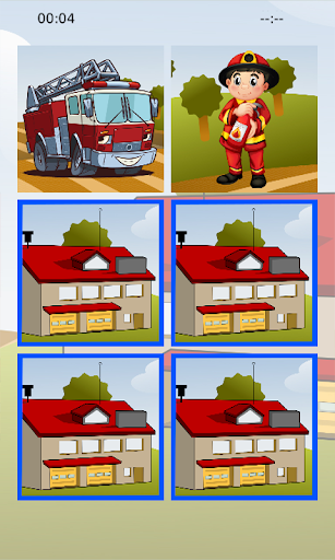 Fireman Samy Memory Puzzle
