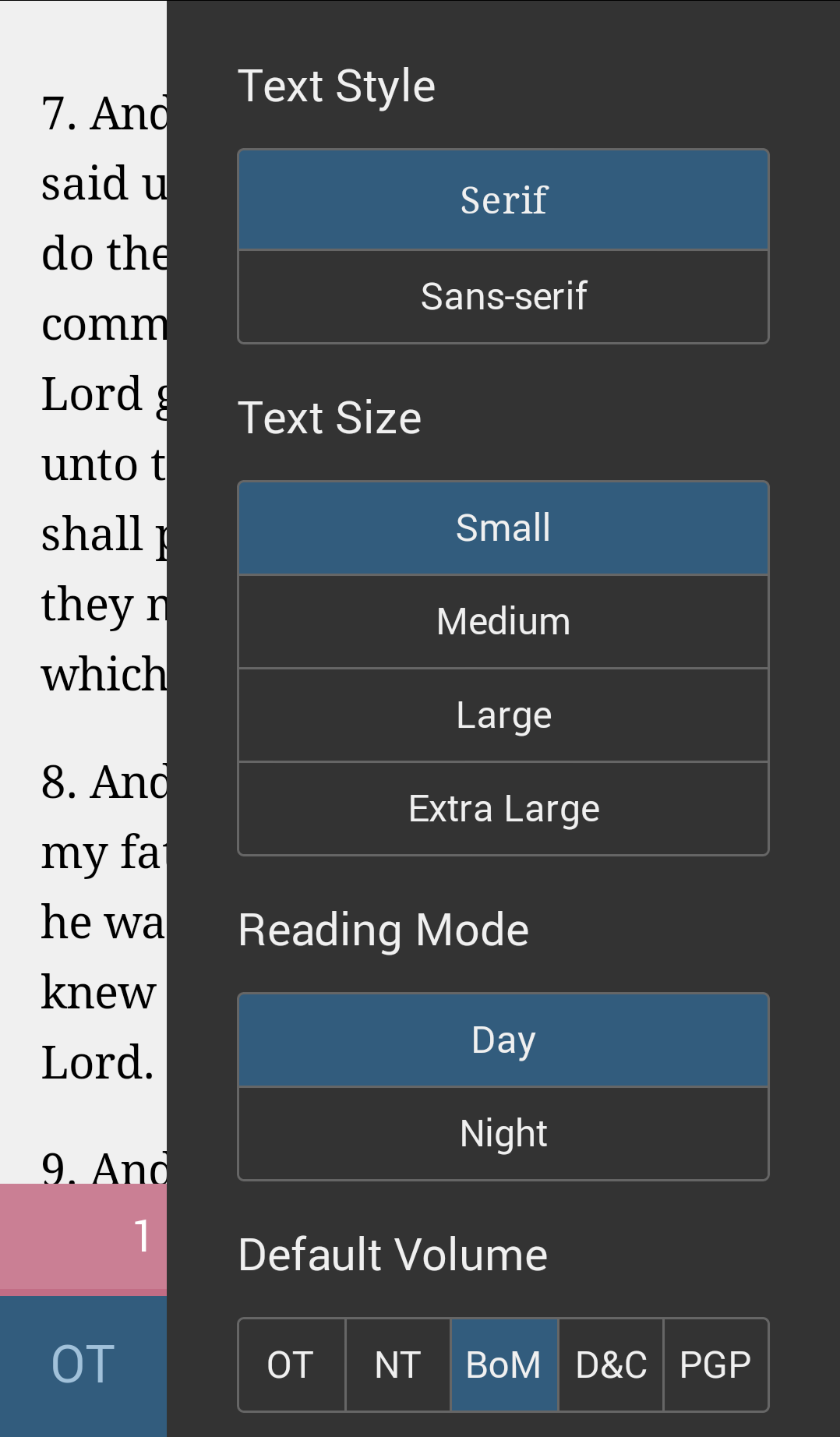 Android application Scripture Chase screenshort