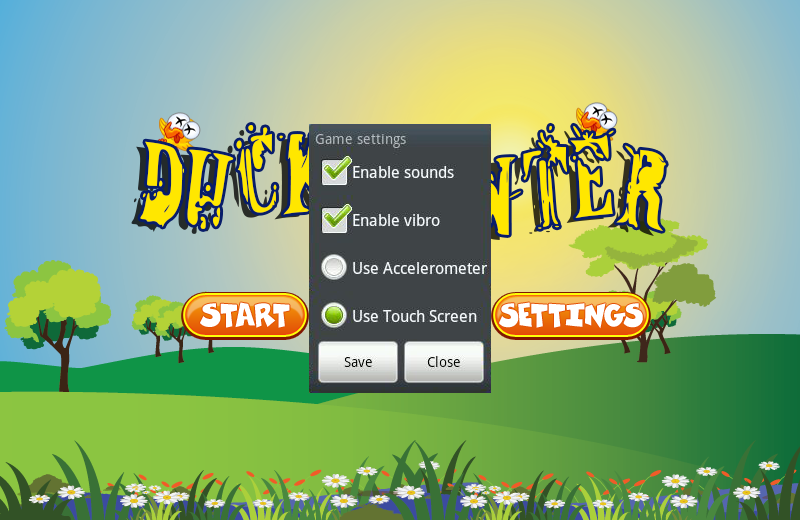 Duck Hunting Game Screen 2