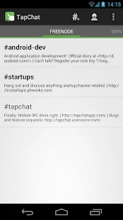TapChat IRC Client - screenshot thumbnail