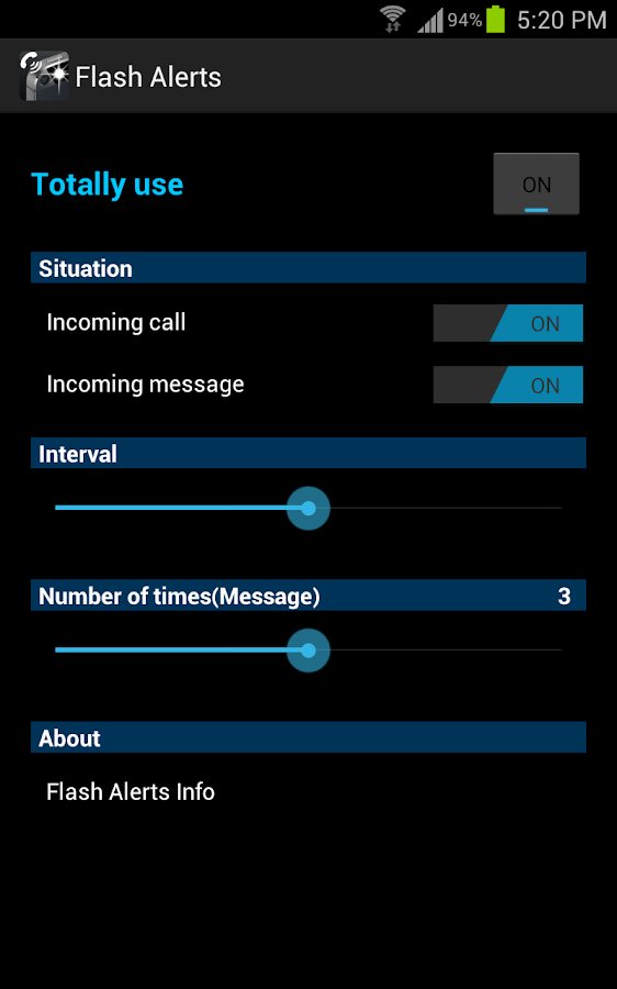 Download Flash Notification For Android