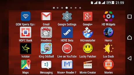 Texture Scarlet Xperien Theme poster 11