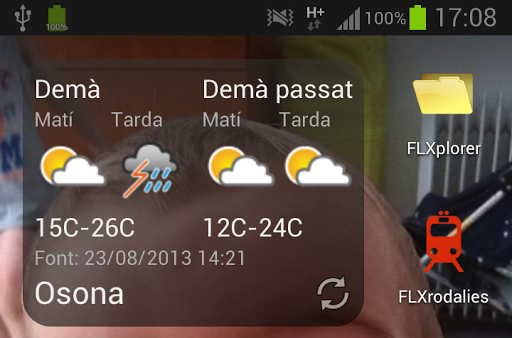 FLXmeteo Widget