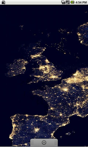 Europe at Night Live Wallpaper