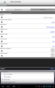 AWC Span Calc