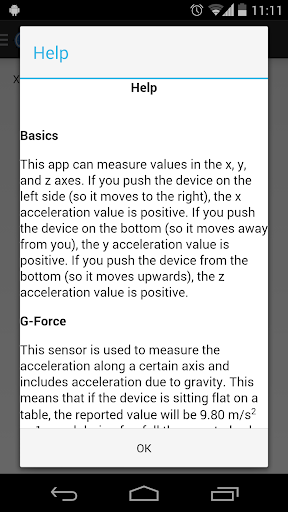 【免費生產應用App】Accelerometer-APP點子