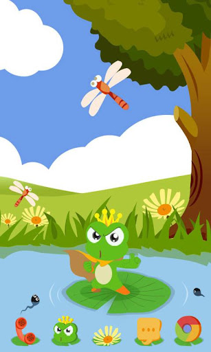 Frog prince GO Launcher Theme