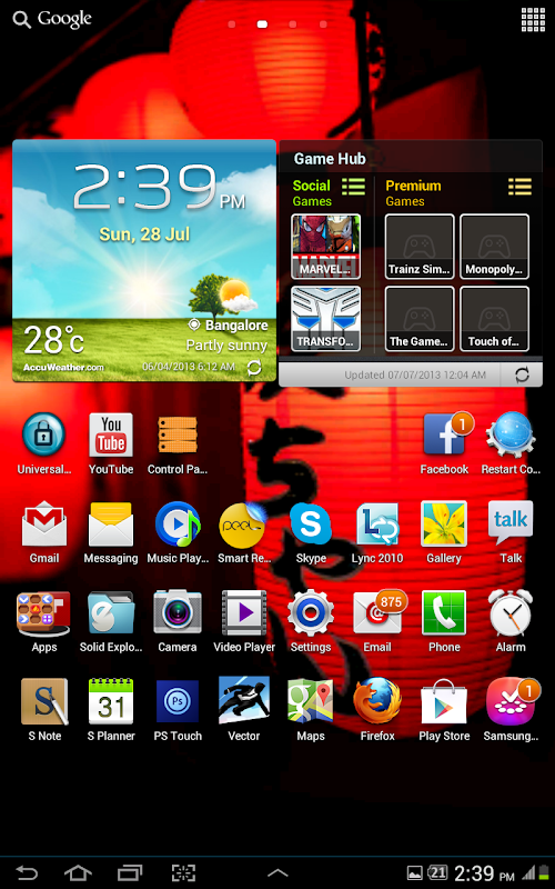 Android application Magic Lantern Live Wallpaper screenshort