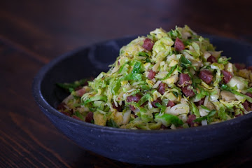 Brussels Sprouts with Chinese Sausage Recipe