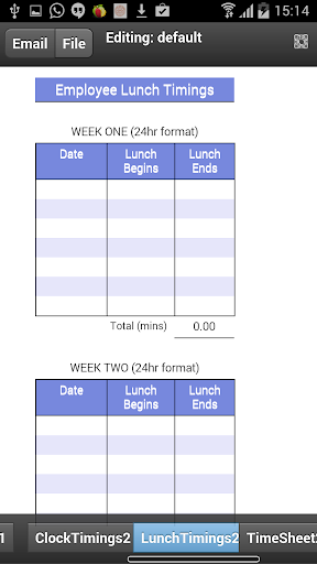 【免費財經App】Employee Timesheet-APP點子