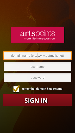 Artspoints Ticket Check In