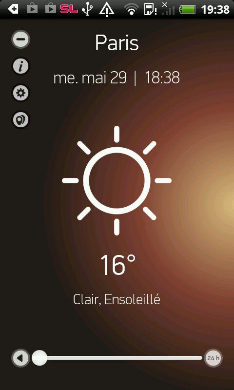 Android application Weather Forecast 15 days - Pro screenshort