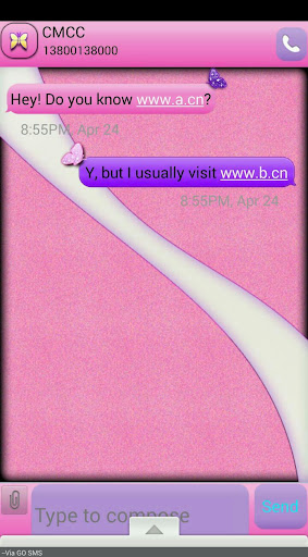 【免費個人化App】PixiePink/GO SMS THEME-APP點子