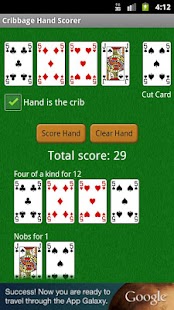 Cribbage Hand Scorer