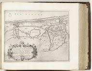 Kaart van de Vlaamse kust tussen Duinkerke en Nieuwpoort, ca. 1693-1696