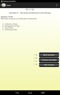 CISSP Evaluator Domain 6 Screenshots 3
