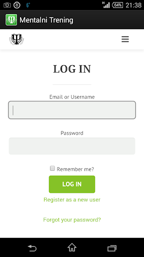 Aplikacija Mentalni Trening