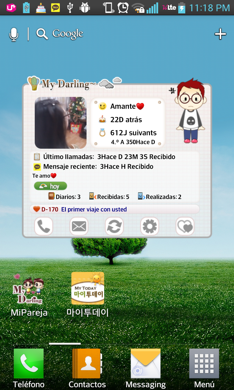 Android application MyDarling - Couple D-day screenshort