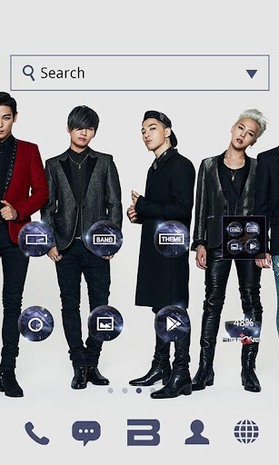 BIGBANG+α LINE Launcher theme