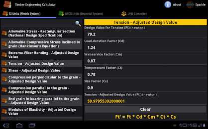 Timber Engineering Calc Tablet poster 5