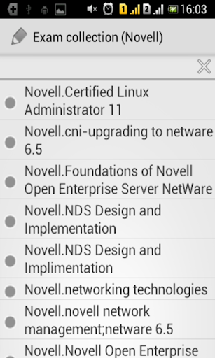 Exam cpllection Novell