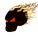 Burning Skull Wallpaper logo