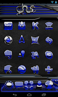 dragon digital clock blue APK Screenshot Thumbnail #6