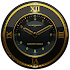 Gold Snake Clock widget2.70