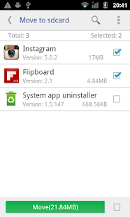 Auf SD-Karte verschieben Screenshot