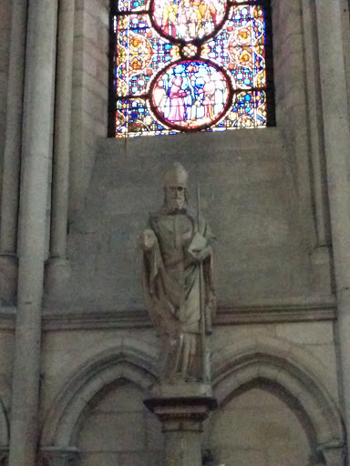 Troyes, Statue De La Cathedrale