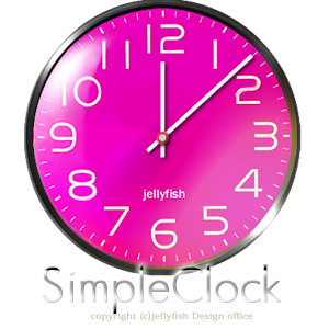 シンプルなアナログ時計ウィジェット【ピンク】.apk 1.0