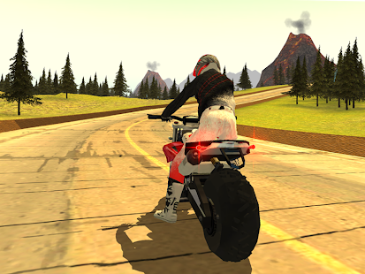 Action Bike Rider Volcano - screenshot thumbnail