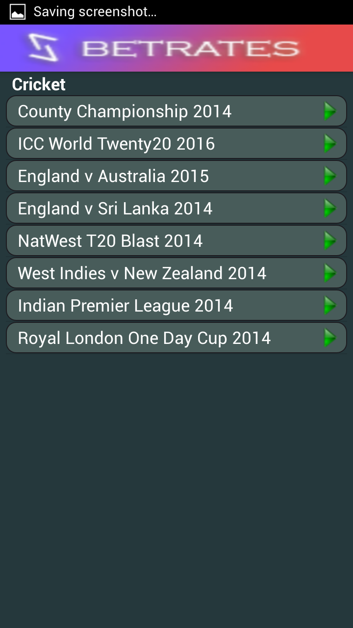 BetRates Screen 3