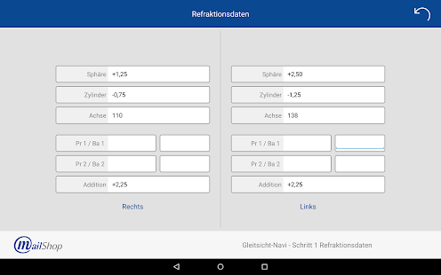 Gleitsicht-Navi Screenshots 1