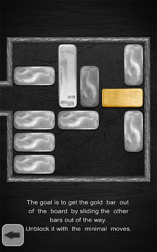 Unblock the gold bar Unlock