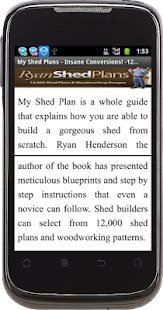 App My Shed Plans APK for Windows Phone | Android games and apps