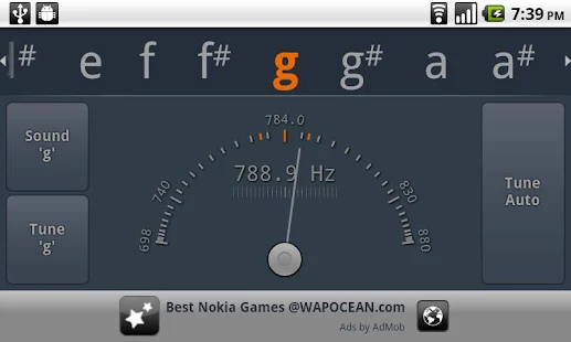 Guitar Tuner gStrings Android App