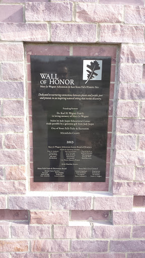 Perry Nature Area Wall of Honor