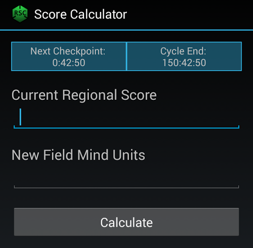 Ingress Regional Score Calc