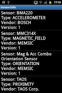 SensorInfo Screenshots 1