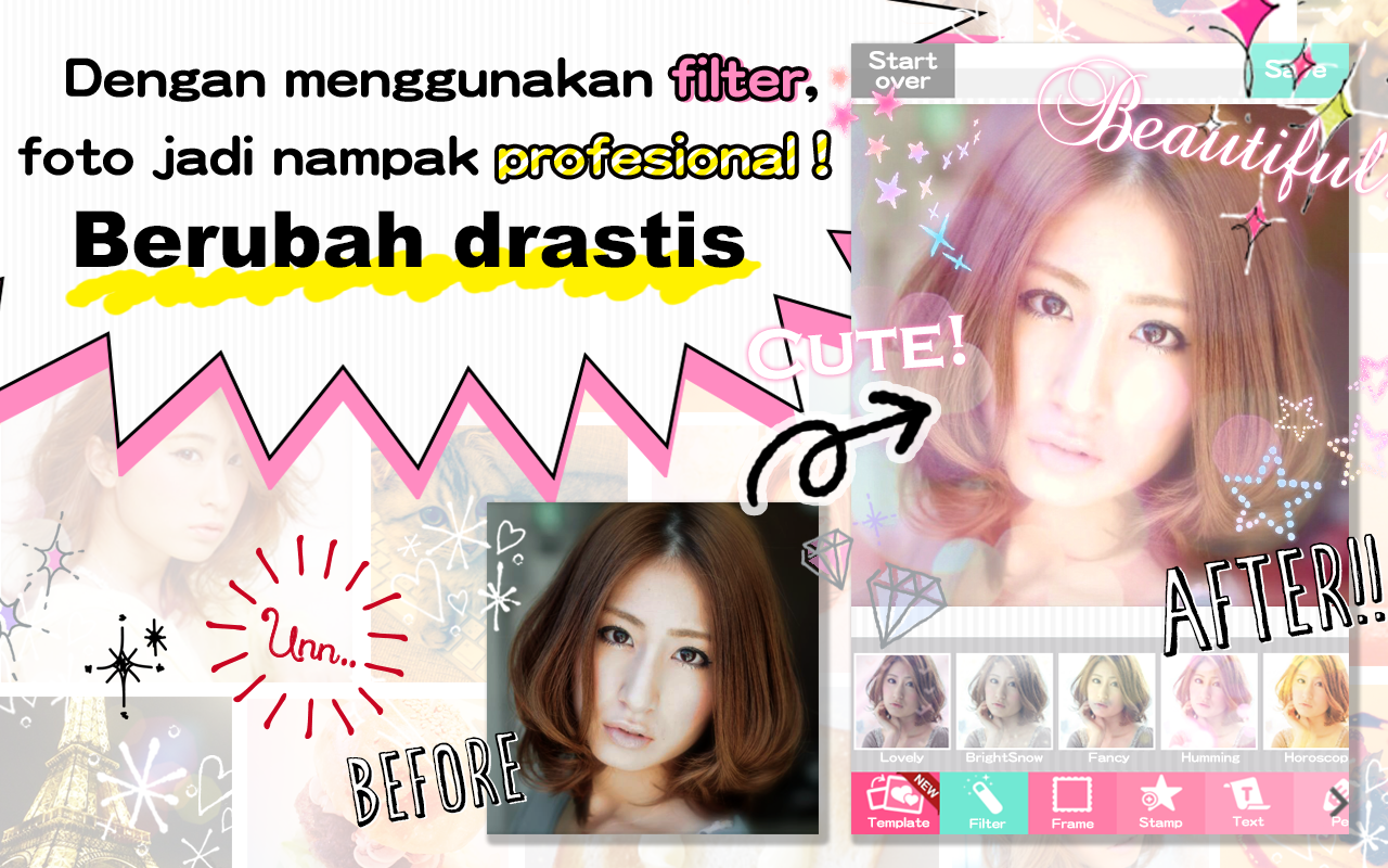 DECOPIC Kawaii Edit Foto Imut Apl Android Di Google Play