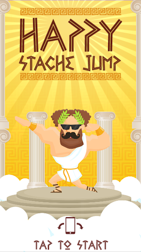 【免費街機App】Happy Stache Jump-APP點子