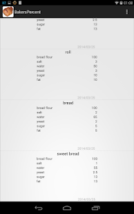 Baker's Percentage Formula Screenshots 2